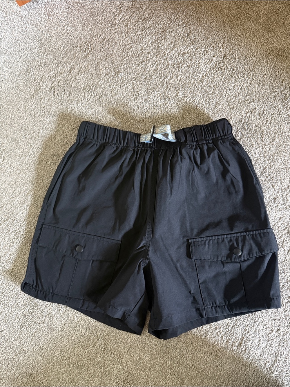 Black hiking shorts
